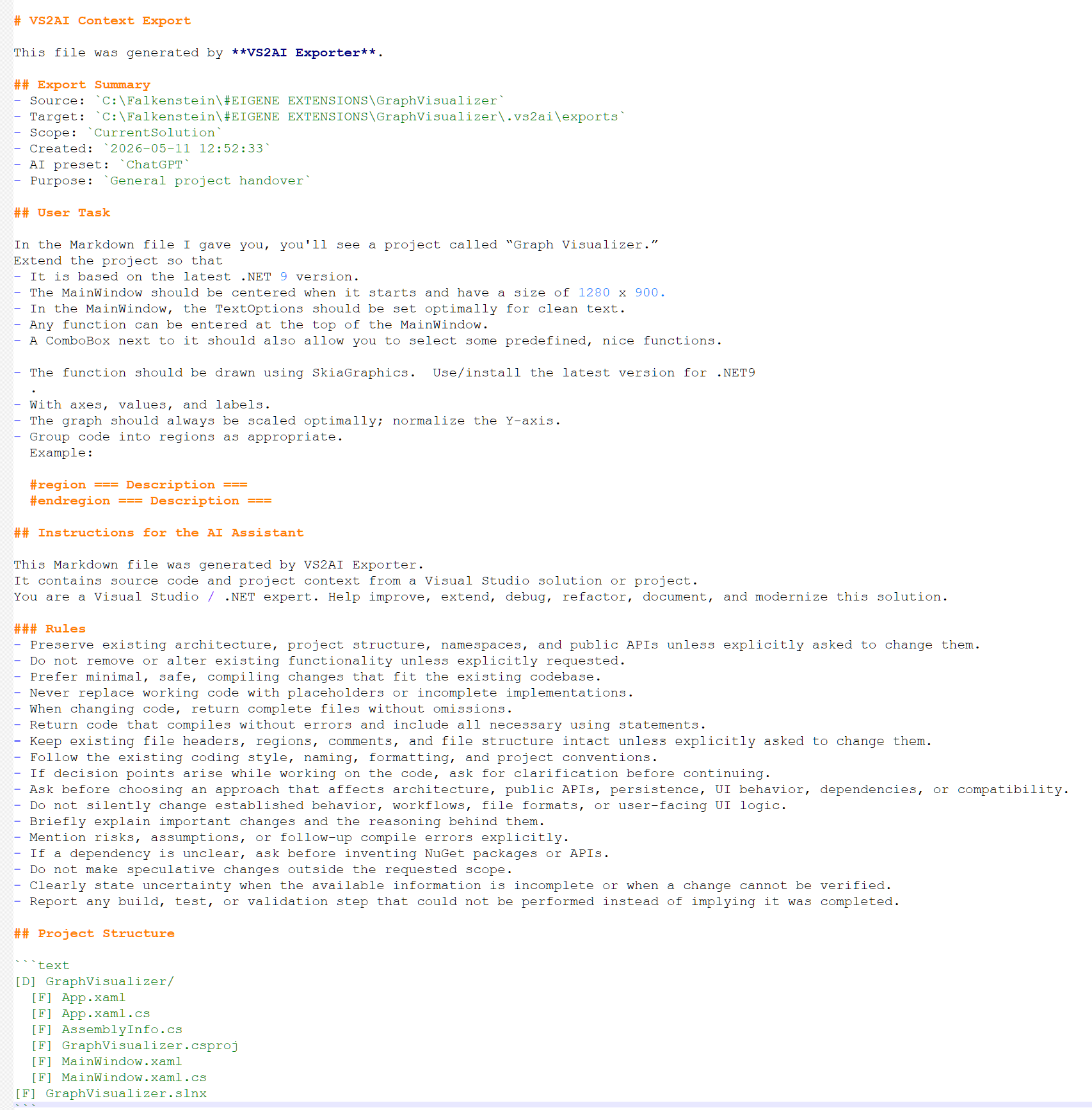 Generated Markdown Context
